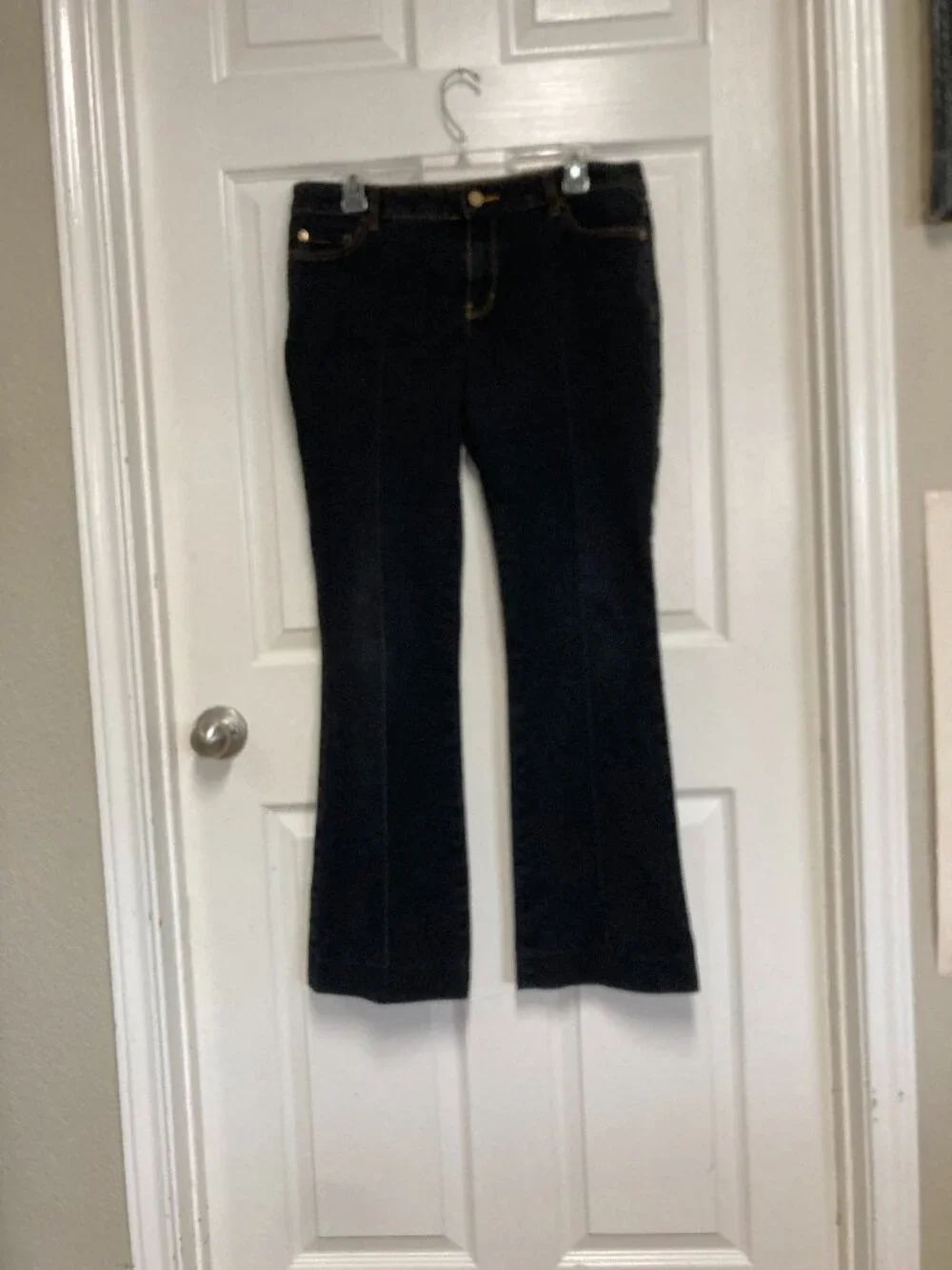Michael Kors jeans bootcut black size 10 women's - Picture 1 of 3